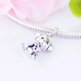 Labrador Bulldog Puggy Food Cake Fit Pan Charm Bracelet