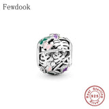 925 Silver Beach Style Couple Birds Charm Bracelet