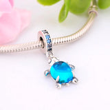 925 Silver Turtle Sea Animal Bead for Pan Charm Bracelet