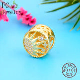 925 Silver Palm Tree Charm Bracelet for Summer Berloque