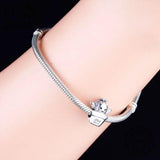 925 Silver Cactus Hug Prickly Pear Bead Bracelet Charm