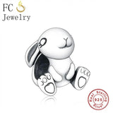 925 Silver Nini The Rabbit Bead Bracelet Charms