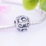 925 Silver Micky Shape Plant Charm Bracelet Pendant Making Berloque