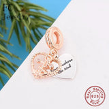 925 Silver Heart Soul Charm Bracelet for Women