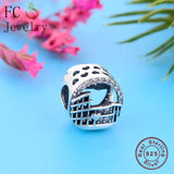 925 Silver Rome Colosseum Bead Charm Bracelet