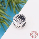 925 Silver Rome Colosseum Bead Charm Bracelet