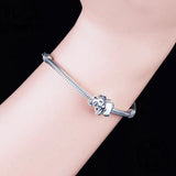 925 Silver Koala Charm Bracelet Winter Berloque