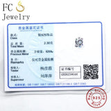 925 Silver Ferris Wheel Pink CZ Stone Bracelet Charm