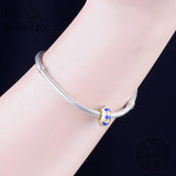 925 Silver CZ Spacer Bead for Bracelet Making