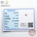925 Silver Heart CZ Lock Beads Berloque DIY Bracelet Charms