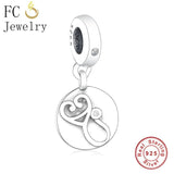 925 Sterling Silver Nurse Stethoscope Beads Pendant