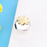 925 Sterling Silver Clover Clips Stopper Bead for Bracelet