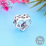 925 Silver Infinity Love You Mom Letter Charms Bracelet DIY