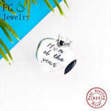 925 Silver Princess Crown Heart Mom Of The Year Bracelet Charms