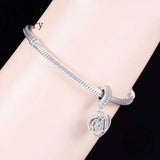 925 Silver Heart Charm for 30th Birthday Bracelet