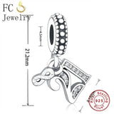 925 Silver Infinity 21 Year Old Love Charm Bracelet Making Bead Berloque