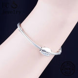 925 Sterling Silver Coffee Bean Shell Crystal Bead Bracelet Charms