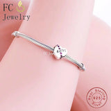 925 Sterling Silver Love Letter Charms Bracelet