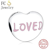 Love Heart Clip Stopper Bead 925 Sterling Silver Charm Bracelet