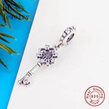 925 Silver Cattle & Mickey Charms Bracelet Beads Pendant