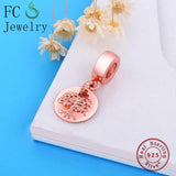 925 Silver Lucky Tree Of Life Beads for Charm Bracelet