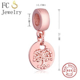 925 Silver Lucky Tree Of Life Beads for Charm Bracelet