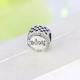 925 Sterling Silver Hope Letter Bead for Charm Bracelet