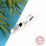 925 Silver Sports Shoe Bead for Bracelet