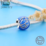 925 Sterling Silver Butterfly Wing Bead for Charm Bracelet