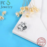 925 Silver Angel Wings Charm Bracelet DIY Berloque