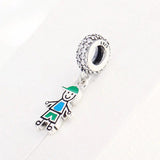 925 Silver Boy Girl Charm Bracelet Bead for Women