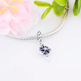 925 Silver Red Pinwheel Windmill Bead Charm for Kids Bracelet
