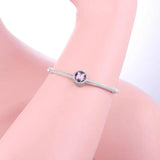 925 Silver Pink Enamel Butterfly Bead for Charm Bracelet