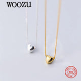 925 Sterling Silver Heart Pendant Necklace Romantic Jewelry Gift