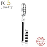 Enamel Comb Bead 925 Sterling Silver Charms Bracelet Berloque
