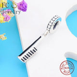 Enamel Comb Bead 925 Sterling Silver Charms Bracelet Berloque