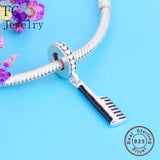 Enamel Comb Bead 925 Sterling Silver Charms Bracelet Berloque