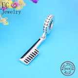 Enamel Comb Bead 925 Sterling Silver Charms Bracelet Berloque