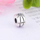 925 Silver Crystal Spacer Stopper Clips Bead for Pan Charm Bracelet