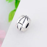 925 Silver Crystal Spacer Stopper Clips Bead for Pan Charm Bracelet