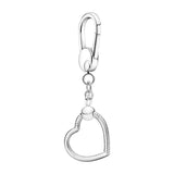 925 Sterling Silver Earrings Keychain Charm for DIY Bracelet Jewelry