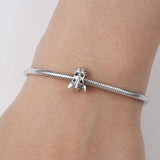 925 Silver Rocket Carry Dreams To Space Bead