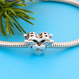 925 Silver Angel Wing Mum My Angel Bead for Bracelet