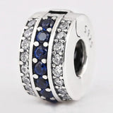Clear & Crystal Clip Lock Stopper Beads for Charm Bracelet