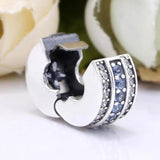 Clear & Crystal Clip Lock Stopper Beads for Charm Bracelet