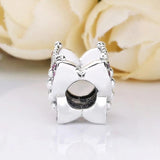 Pink Butterfly Beads for 925 Silver Bracelet DIY Jewelry