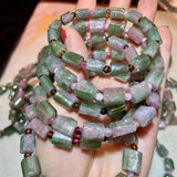 Meihan Natural AA Waterlemmon Tourmaline Cut Loose Beads Bracelet Stone