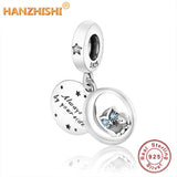 925 Sterling Silver Dangle Charms Beads for Bracelet Necklace DIY Jewelry