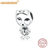 925 Sterling Silver Dangle Charms Beads for Bracelet Necklace DIY Jewelry