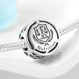 925 Silver Sign Charms Beads for DIY Bracelets & Necklace